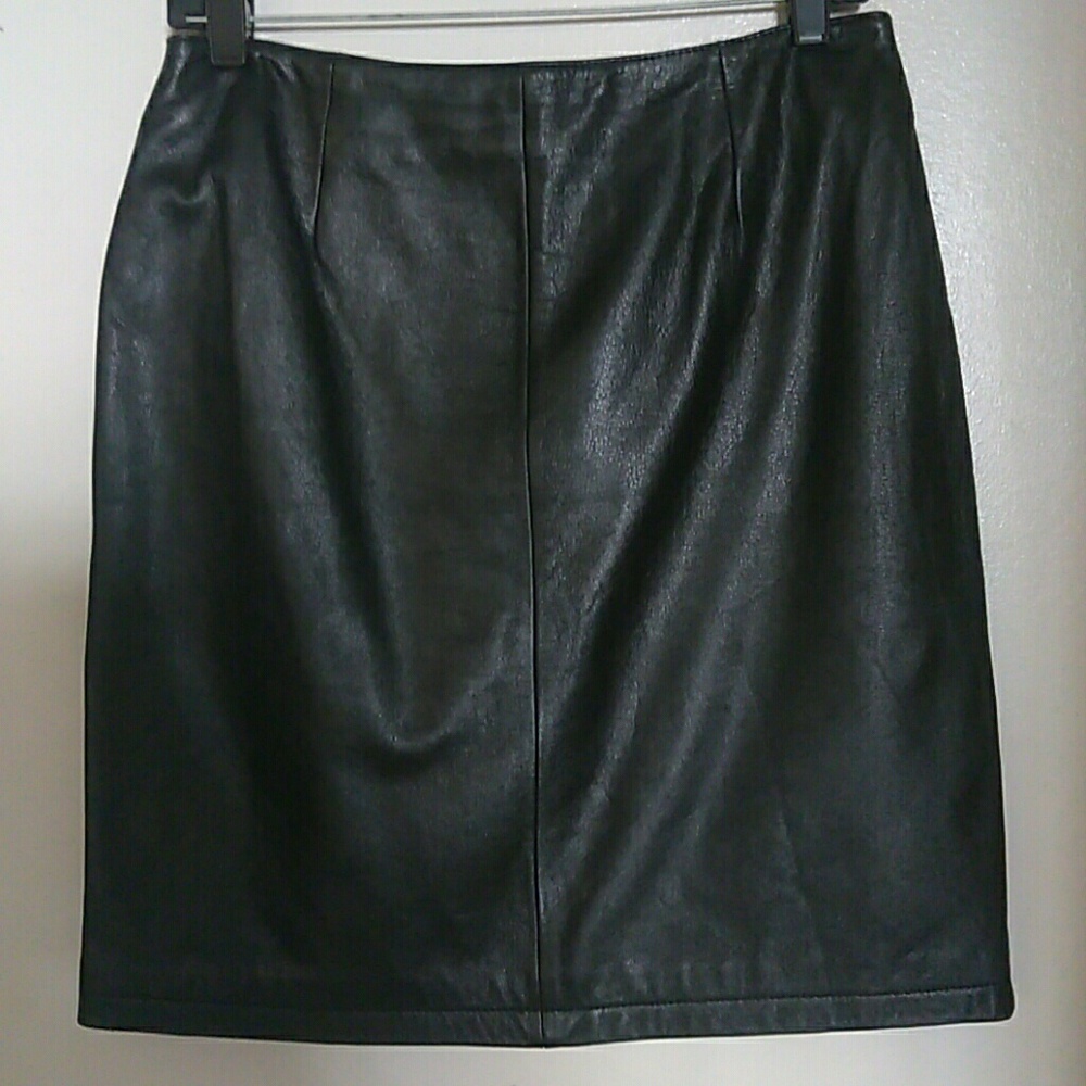 Leather Vintage Skirt Size10